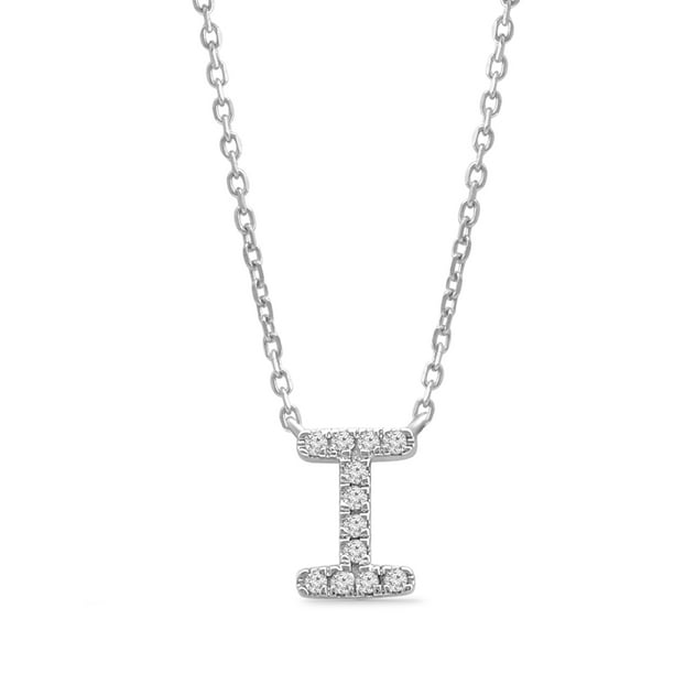 Details about    INITIAL  "T" DIAMOND PENDANT WITH CHAIN 14K YELLOW ROSE OR WHITE GOLD 